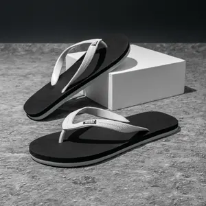 Men's Summer Outdoor Slippers Anti-Slip Breathable Clip-On Flip Flops Casual Beach Sandals Walking Shoes Footwear