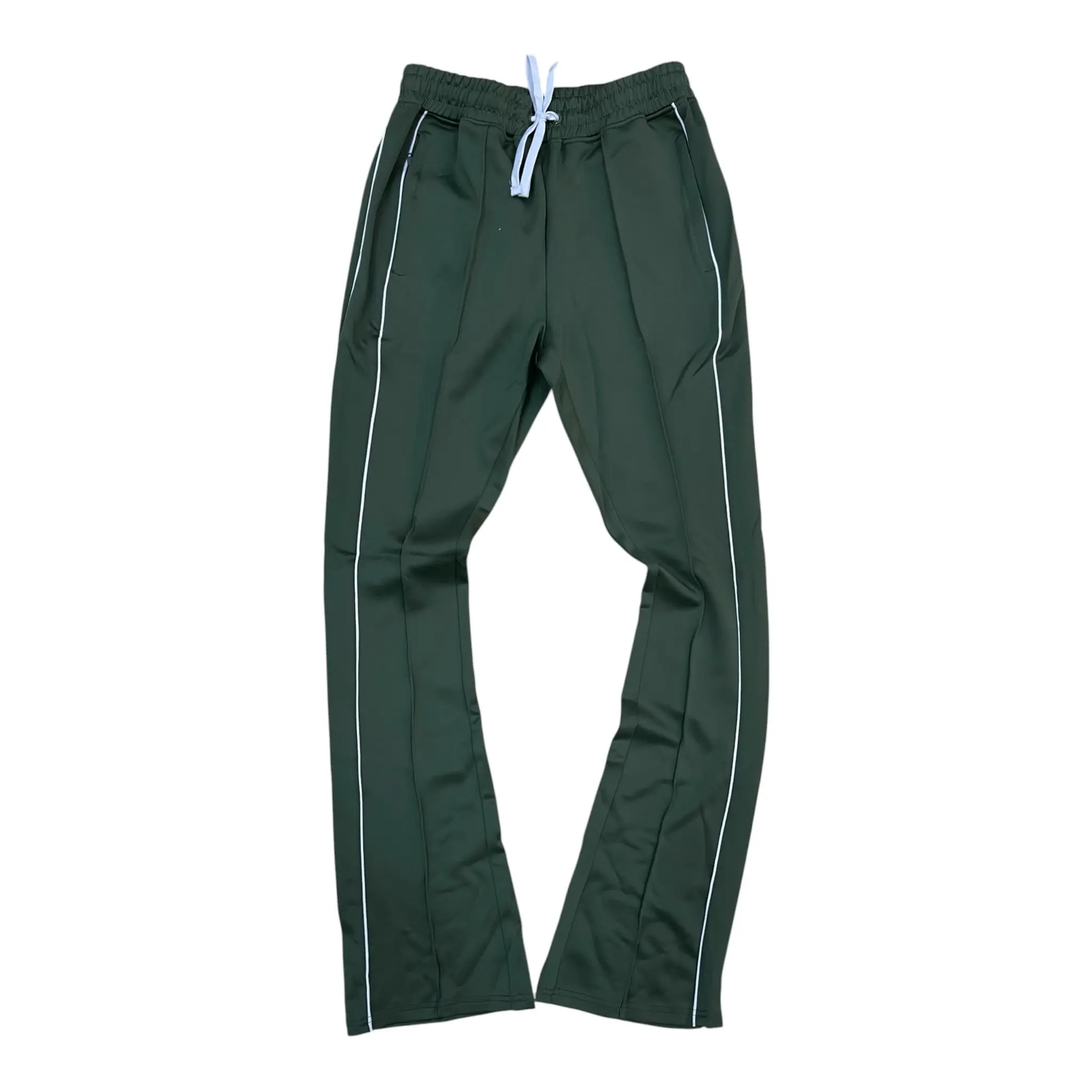 100-470 - Track with Side Stripe Drawstring Stacked Fit Pants