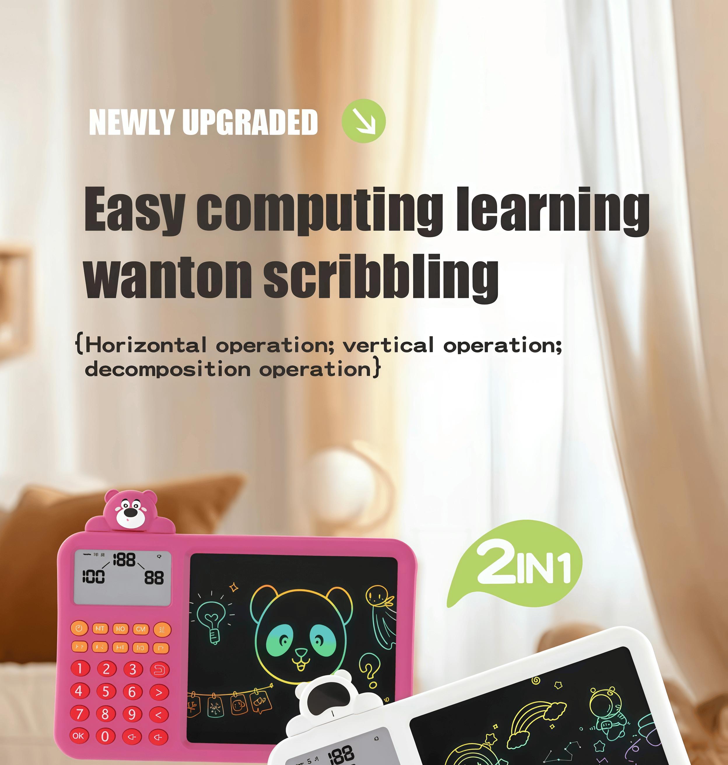 Interactive STEM Math Toy for Kids | Fun Electronic Learning Game to Build Thinking & Calculation Skills | Perfect Educational Gift for Home or Travel