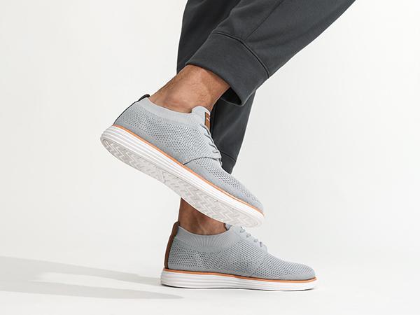 Bruno Marc Men's Breathable Mesh Round Toe Oxford Sneakers with Wedge Heel for Casual Training