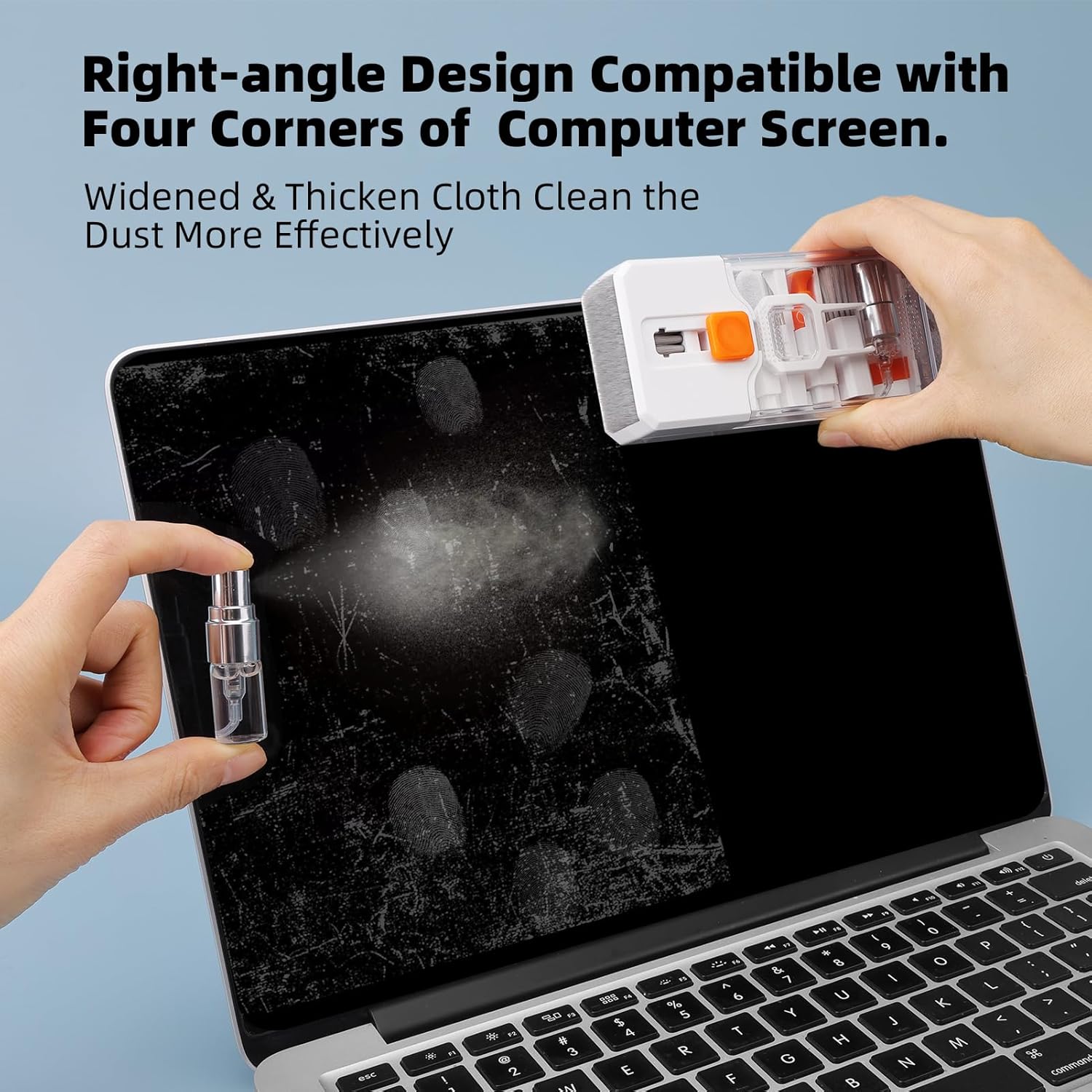 Keyboard Cleaning Kit Laptop Cleaner, 10-in-1 Computer Screen Cleaning Brush Tool, Multi-Function PC Electronic Cleaner Kit Spray for iPad iPhone Pro, Earbuds, Camera Monitor, All-in-one with Patent Keyboard Cleaning Kit Laptop Cleaner, 10-in-1 Computer Screen Cleaning Brush Tool, Multi-Function PC Electronic Cleaner Kit Spray for iPad iPhone Pro, Earbuds, Camera Monitor, All-in-one with Patent
