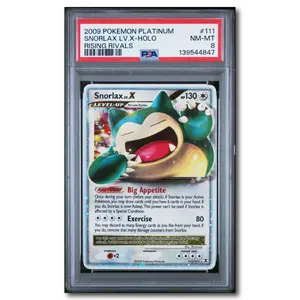 PSA 8 Snorlax LV.X Holo #111