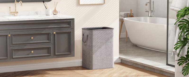 Lifewit 80/100L Large Laundry Hamper, Collapsible Basket with Handles, Foldable and Portable for Dorm, College, Bedroom, or Bathroom