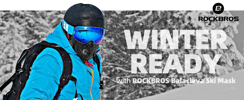 ROCKBROS Ski Mask Balaclava Winter Mask for Men Baclava Cold Weather Thermal