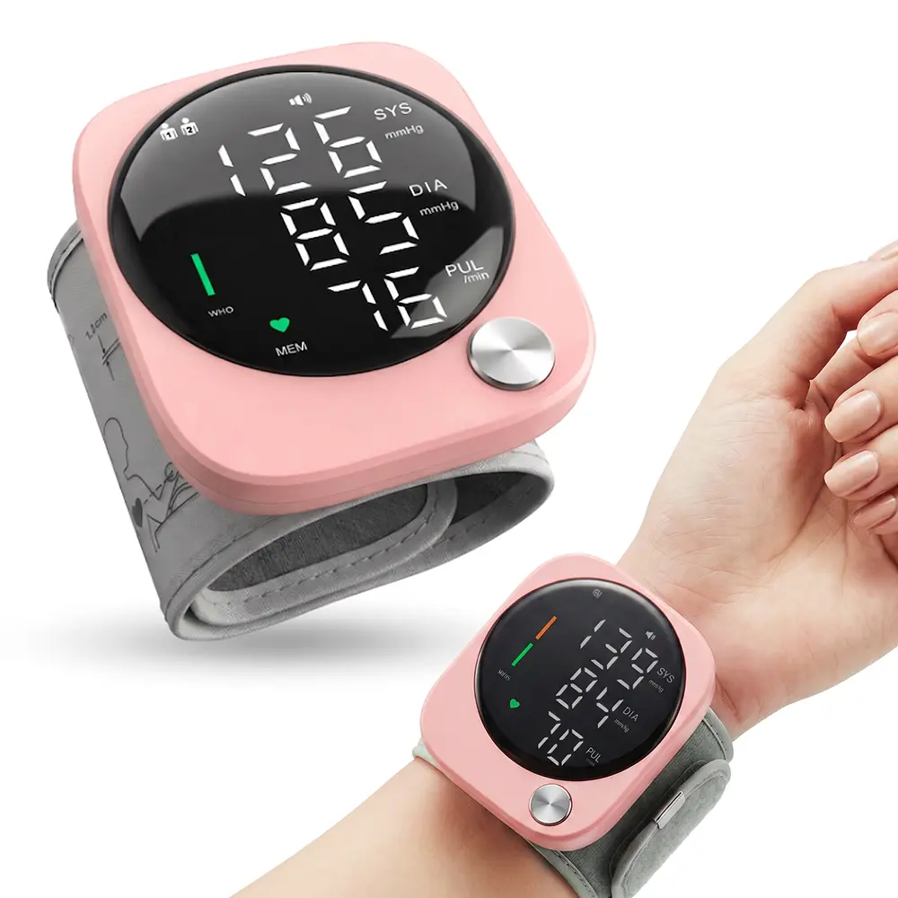 An easy-to-use LED blood pressure monitor featuring voice prompts and a memory function, making it perfect for home use. With an adjustable cuff and USB charging capability, this product is an ideal choice for seniors