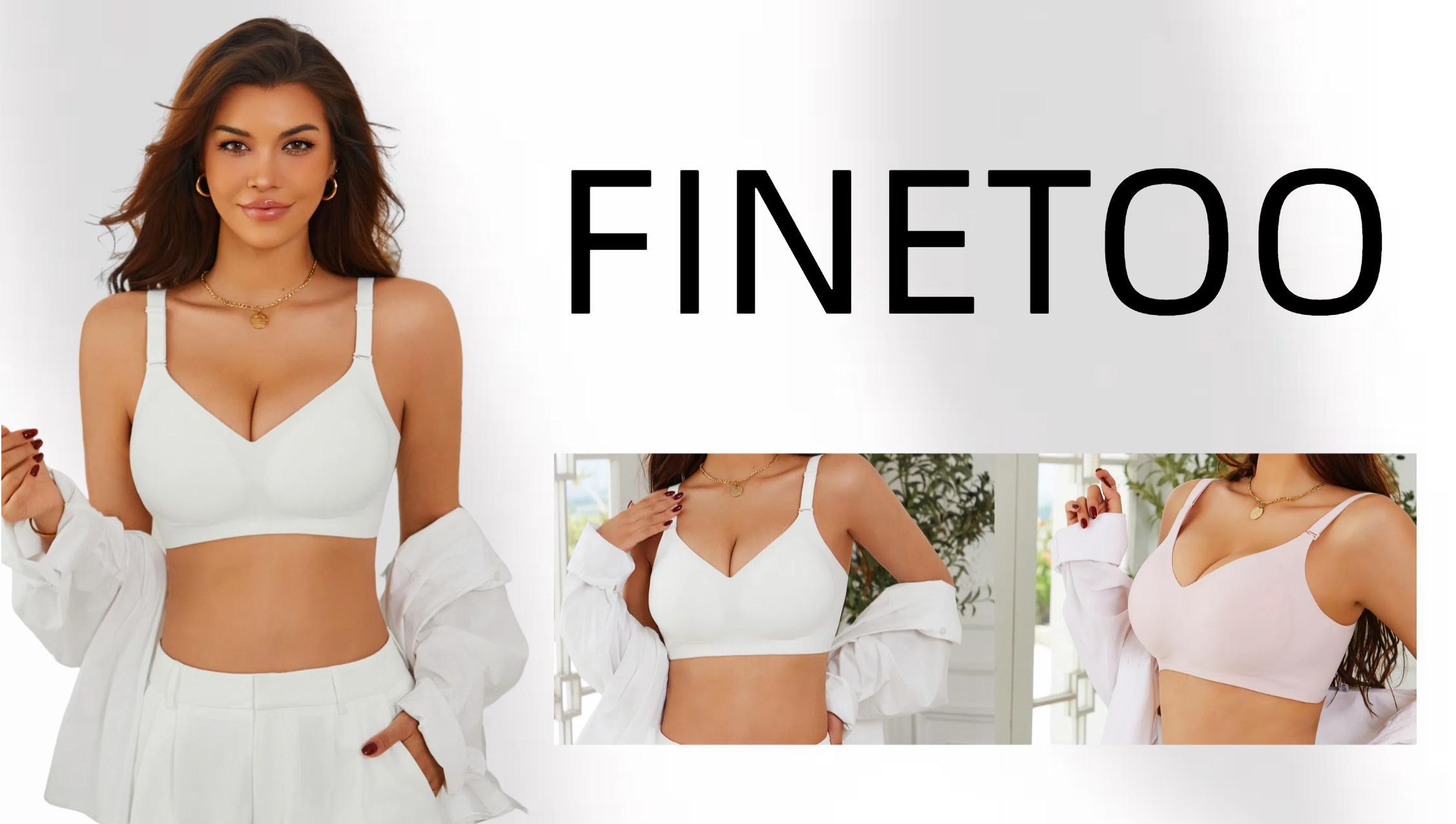 FINETOO 1PC Cloud-like Marshmallow Touch 24-hour Burden-free Companion Support Non-slip Cup Seamless Bra S-3XL womenswear SpringStatements