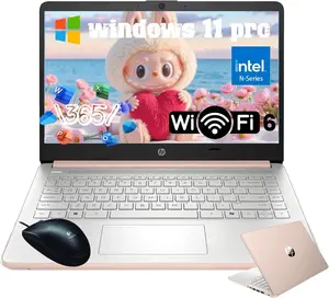 HP 14" Slim Laptop - 16GB DDR4 RAM, 128GB UFS, 11hrs Battery, Ideal for Study & Office!