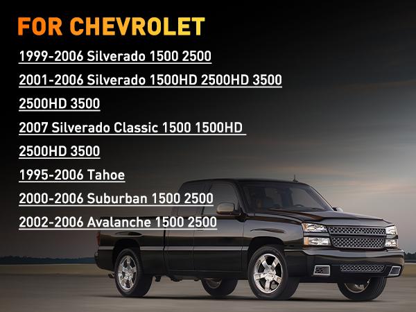 Nilight 2PCS LED Interior Door Panel Light Courtesy Lights Blue and Red Plug and Play Compatible with Chevy GMC C/K Silverado Sierra 1500 2500 3500 HD Suburban Cadillac Escalade Hummer H2