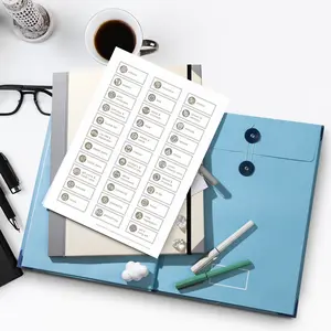 Accordion File Organizer Manila Pocket Document Folder for Passports, Birth Certificates & Important Papers, Office & Home Storage