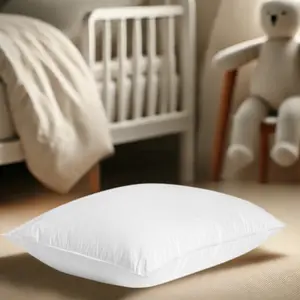 Harmony Collection | Toddler Goose Down Pillow, 550 FP White Goose Down, 13x18 Inch