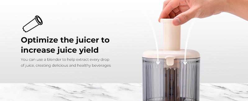 SUSTEAS Juicer Machines, Cold Press Juicer with 5.3'' Large Feed, Slow Masticating Machines Chute Fit Whole Vegetable And Fruit, High Juice Yield Juicer Easy to Clean
