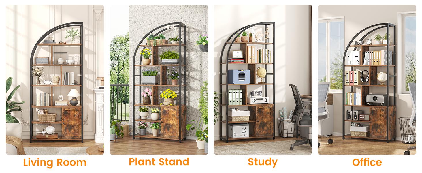 Modern Office Bookshelf with Adjustable Shelves | Industrial Metal Frame bookshelf decor | 71.1" Tall Storage Bookcase with Metal Frame & Engineered Board bookshelf organization | Home Office Bookshelf for Books, Files & Decor Organization Modern Office Bookshelf with Adjustable Shelves | Industrial Metal Frame bookshelf decor | 71.1" Tall Storage Bookcase with Metal Frame & Engineered Board bookshelf organization | Home Office Bookshelf for Books, Files & Decor Organization