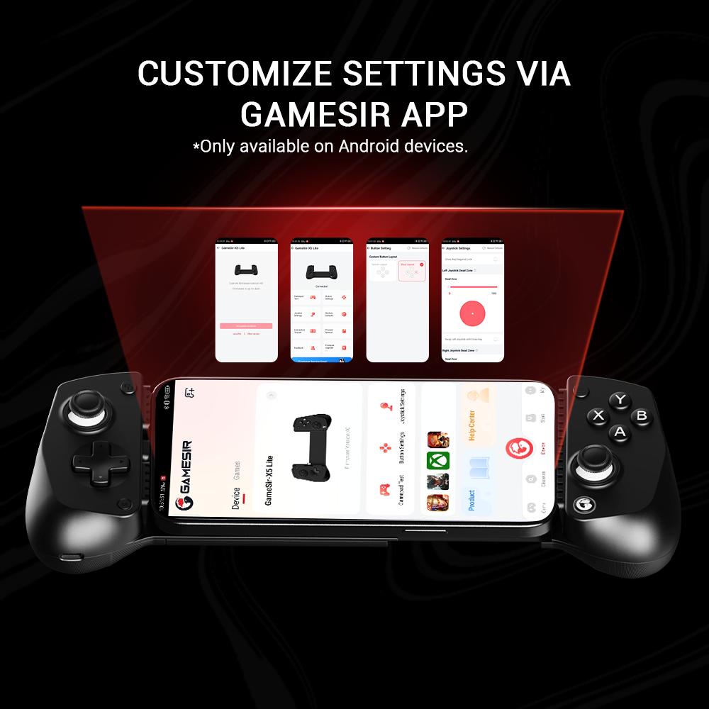 GameSir X5 Lite Type-C Mobile Game Controller GameSir X5 Lite Type-C Mobile Game Controller