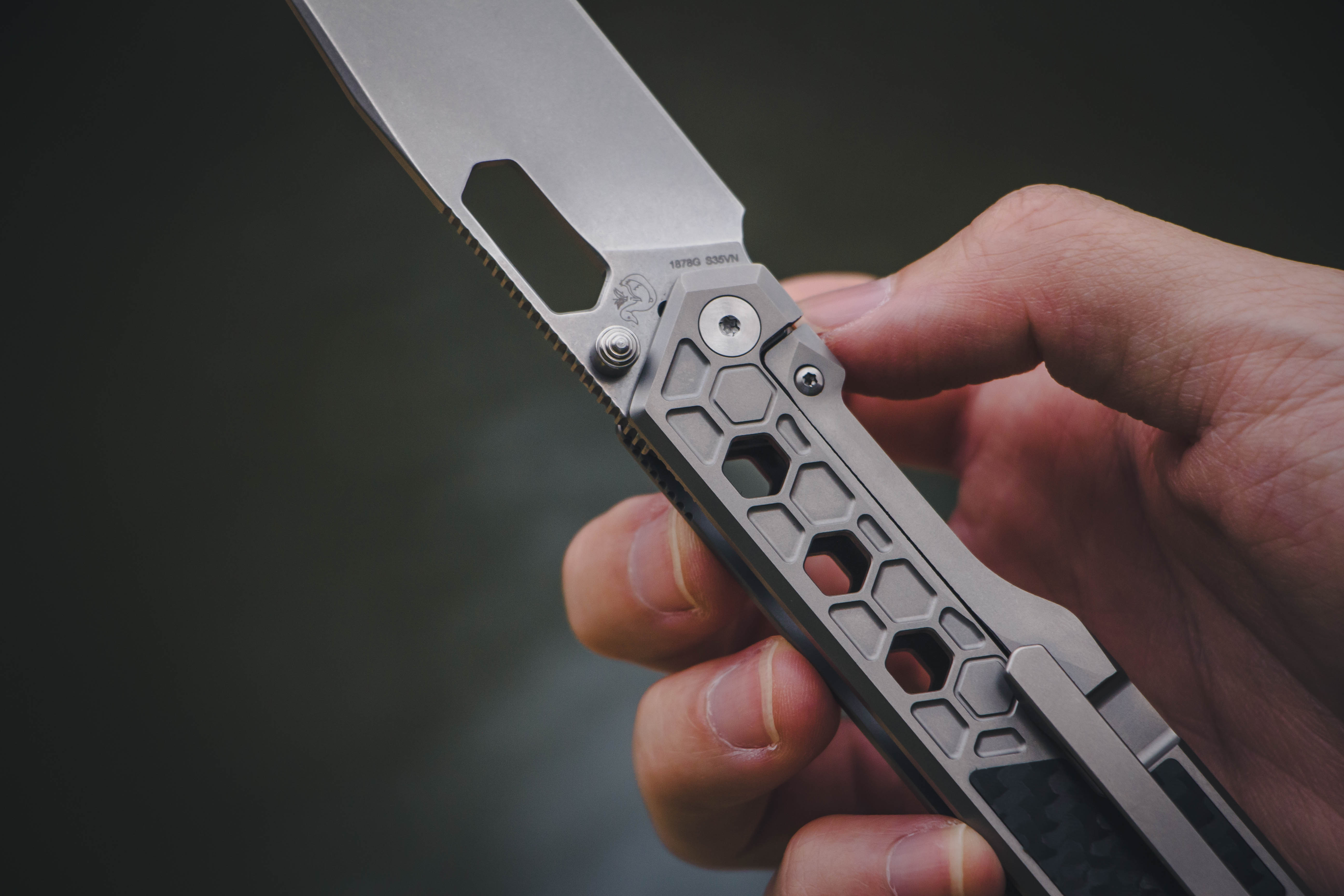 ArtisanCutlery Beest ATZ-1878G S35VN Blade Titanium Handle Folding Knives Perfect for Christmas gift Survival Gear Emergency Tool