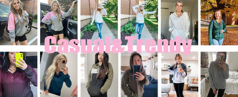 Angeralla Womens 2026 Hoodies Button Collar Drawstring Hooded Pullover Sweatshirt Casual Long Sleeve Tops Shirts Fit Womenswear Angeralla Womens 2026 Hoodies Button Collar Drawstring Hooded Pullover Sweatshirt Casual Long Sleeve Tops Shirts Fit Womenswear