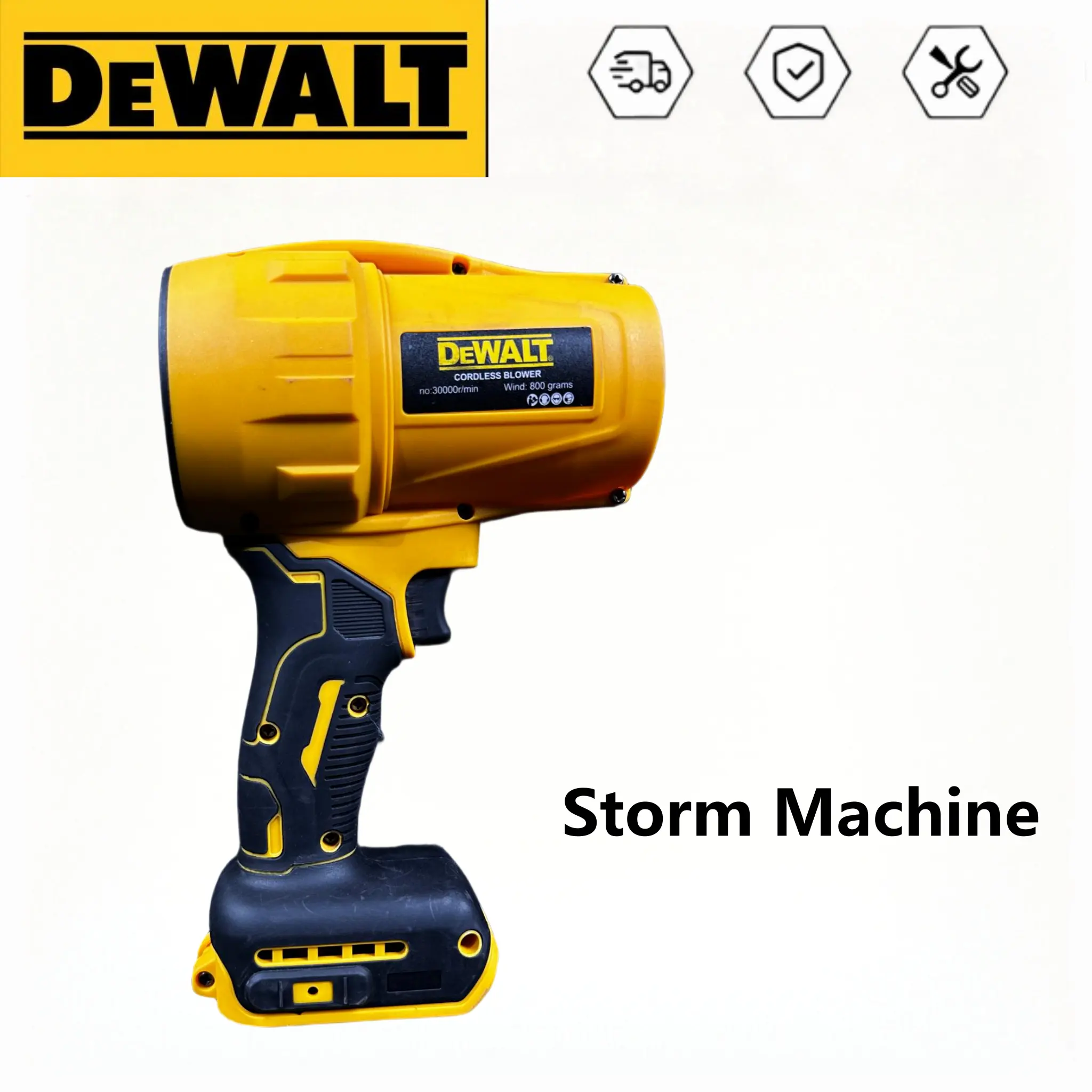 DeWalt 20V Portable Air Blower - Rechargeable Storm Machine Power Equipment for Contractor, brushless electric tool Cordless max xr hardware use power tool driver hex brushless impact wrench electronic brake mount high torque installation maintenance