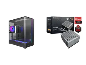 Computer Case PSU Combo -  Montech KING 45 PRO (B) Bundle with  Montech Century II 1050