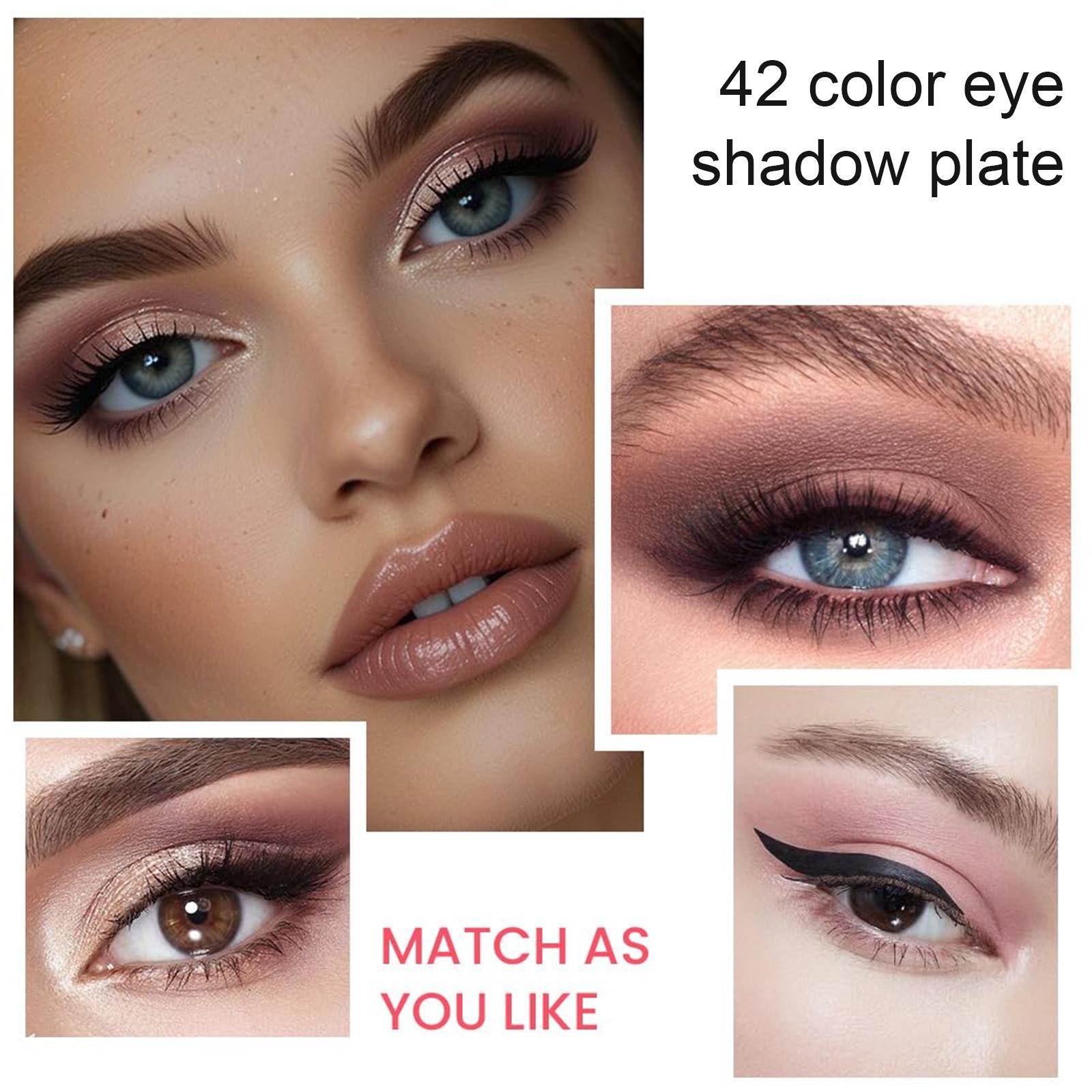 42-color Eyeshadow Palette, Matte And Glitter Eye Shadows Palette For Women & Girls, Eye Makeup Product, Glitter Shimmer Eyeshadow