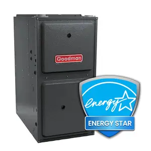 Goodman 120,000 BTU 96% AFUE Single Stage Gas Furnace, Upflow/Horizontal, 24.5″ Wide