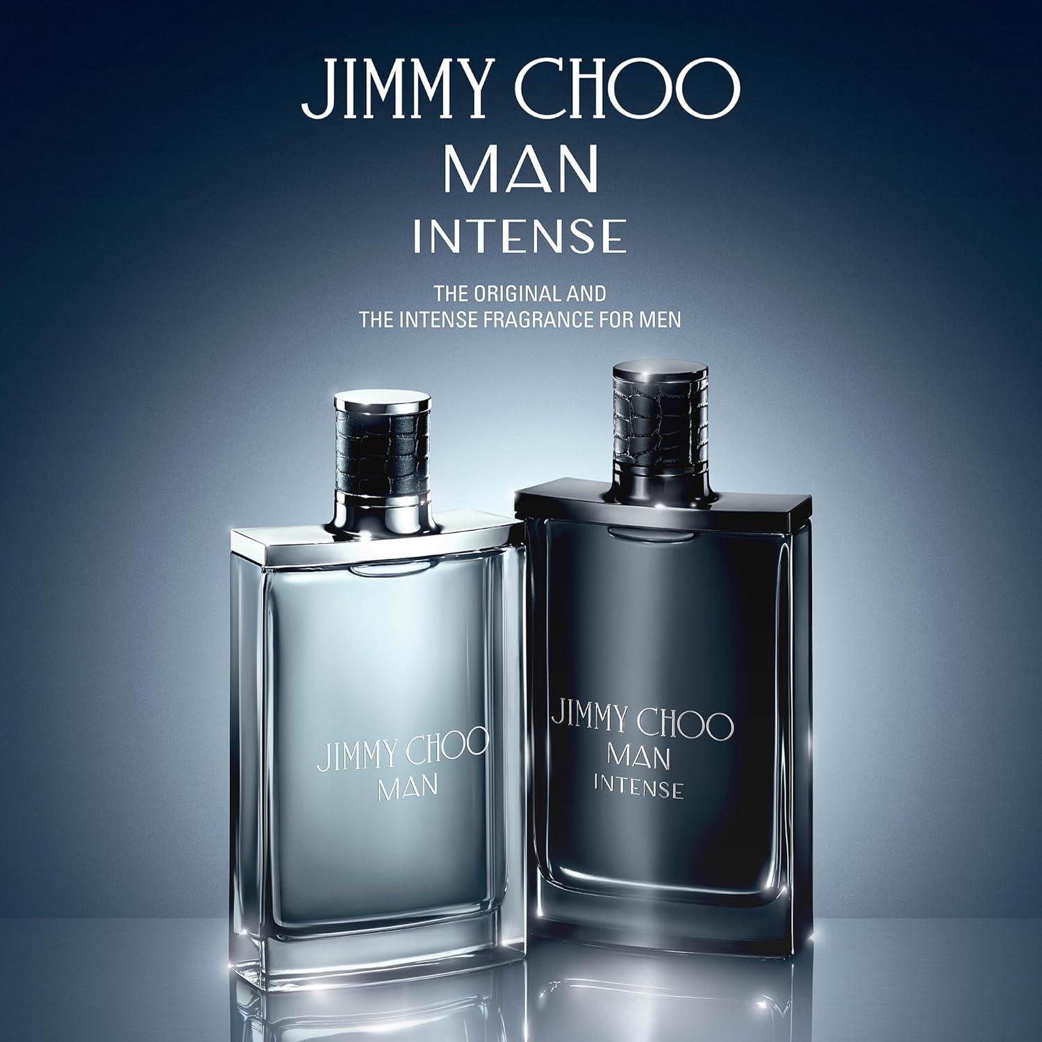 Jimmy Choo Man Intense Eau de Toilette 100ml - Men's Fragrance with Melon, Lavender & Mandarin Orange Notes