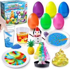 6 Experiments Easter Eggs – Science Kit Basket Stuffers for Kids, Boys & Girls, STEM Educational Toys, Easter Party Favors, Surprise Egg Fillers, Fun Learning Gifts
