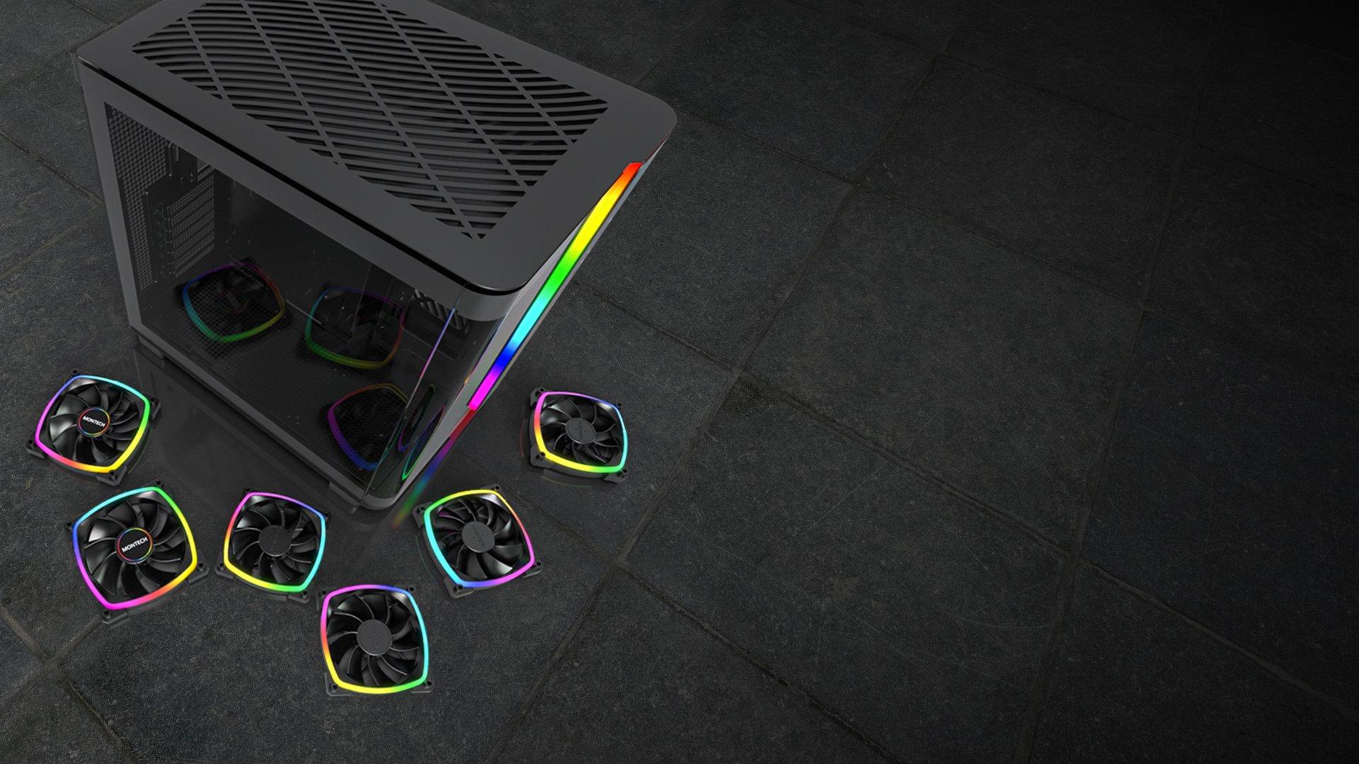 Montech KING 95 PRO Middle Tower Computer Case Black-KING 95 PRO (B) Made For Gaming Fan Cooling Montech KING 95 PRO Middle Tower Computer Case Black-KING 95 PRO (B) Made For Gaming Fan Cooling