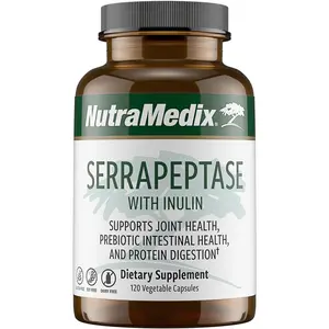 Serrapeptase with Inulin 120pc Day Use