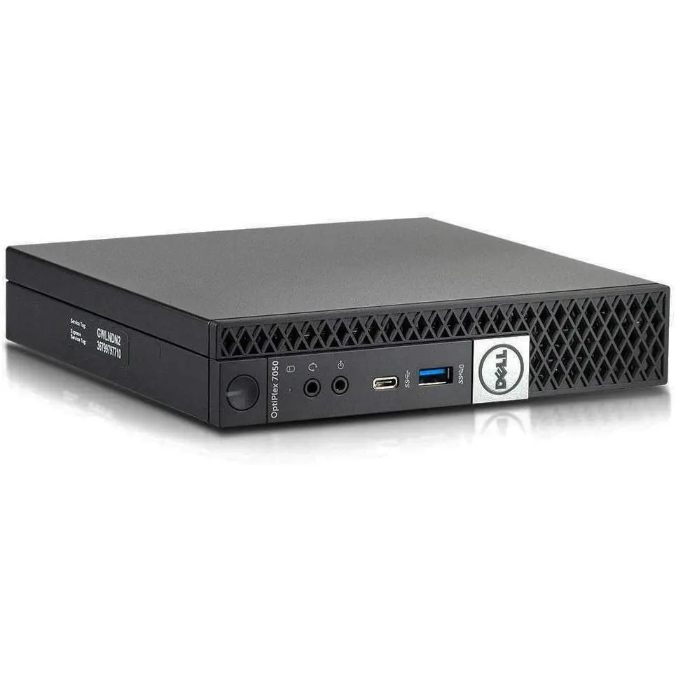 Dell OptiPlex 7050 Micro Computer, Intel Quad Core i5-6500T up to 3.1GHz, 16G DDR4, 256G SSD, Windows 11 Pro 64 Bit (Renewed)