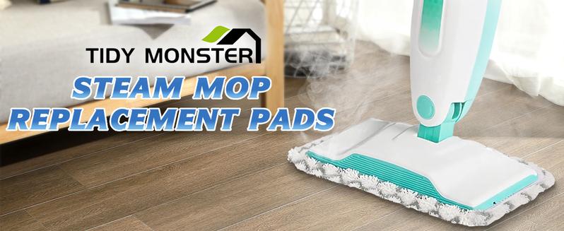 6 Pack Microfiber Steam Mop Pads Replacement for Shark Steam Mop S1000, S1000A, S1000C, S1000WM, and S1001C, Dirt Grip Cleaning Pads