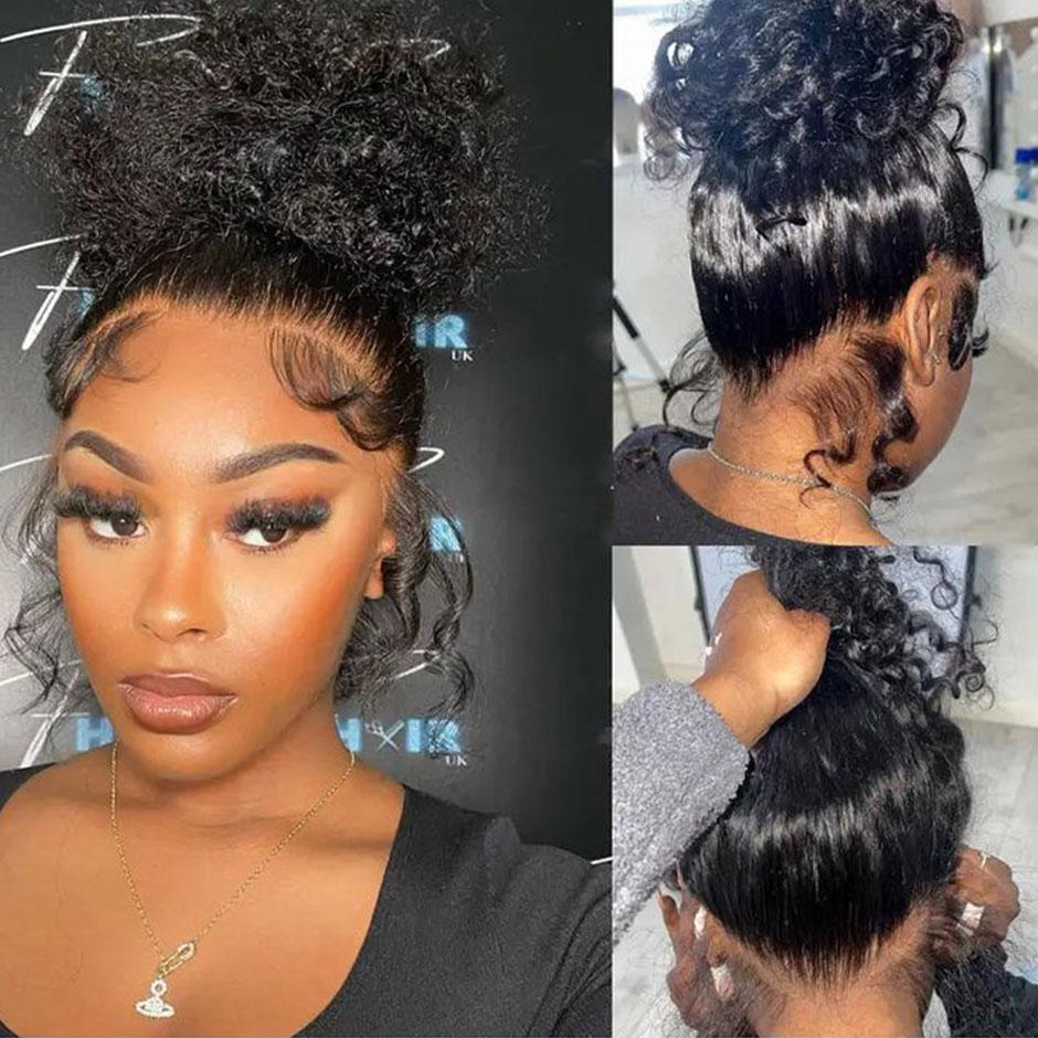 【NEW IN】FORGIRLFOREVER 360 Water Wave Frontal Wig Invisi Drawstring Wear Go Glueless Wig Bleached Knots Pre-Cut HD Lace Human Hair Wigs Beginner Friendly #Dealsforyou