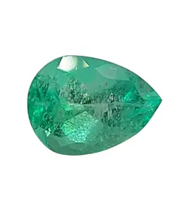2.99ct ETW Columbian Emerald Gemstone - GIA - Pear Cut