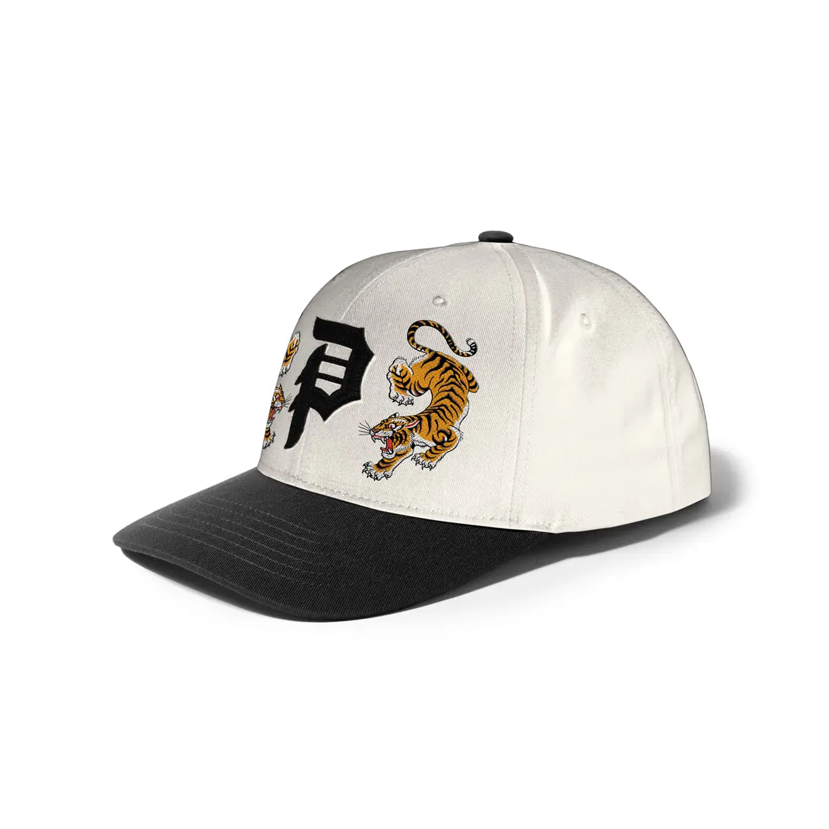 PRIMITIVE APPAREL Big City A-Frame Casual Snapback Cap | Cotton Twill Hat with Felt Applique and Flat Satin Embroidery, Adjustable Snapback, Casual Trendy Hat