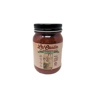 La Casita Abuela's Mild Hot Sauce Salsa 16 Ounce Glass Jar