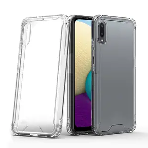 High Quality 2X Clean PC and TPU Bumper Case In Clear For Samsung Galaxy A20 /M02 - Premium & Reliable | CELL DEMAND Official