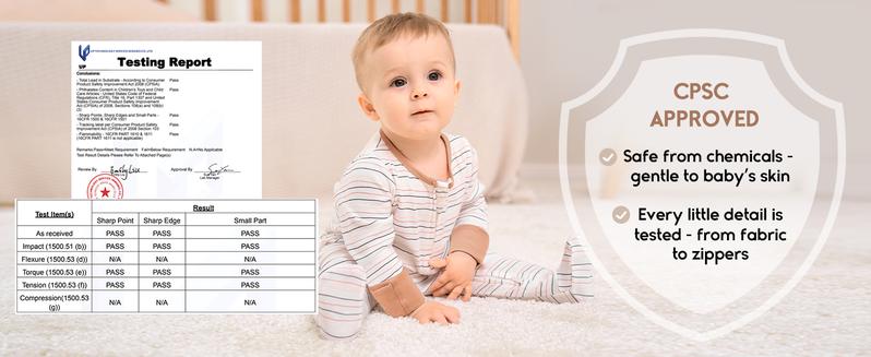 Yoofoss Baby Pajamas 100% Organic Cotton Baby Sleepers for Newborn 0-3 3-6 6-9 Months Boys Girl Clothes 3pcs Footed PJs