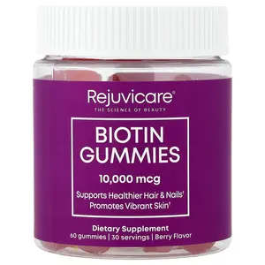 Rejuvicare Biotin Gummies, Berry, 60 Gummies (5,000 mcg per Gummy)