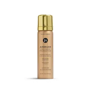 Jerome Alexander AirBrush Ultra Hydrating Foundation Concealer Makeup - Matte Silky Smooth Lightweight Formula with Hyaluronic Acid & Vitamin C for Dry Skin