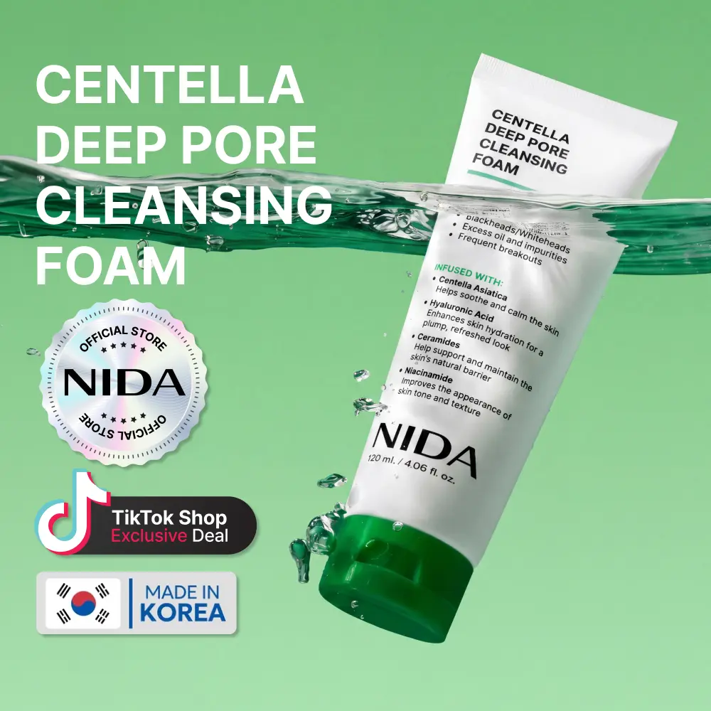 NIDA Centella Deep Pore Cleansing Foam