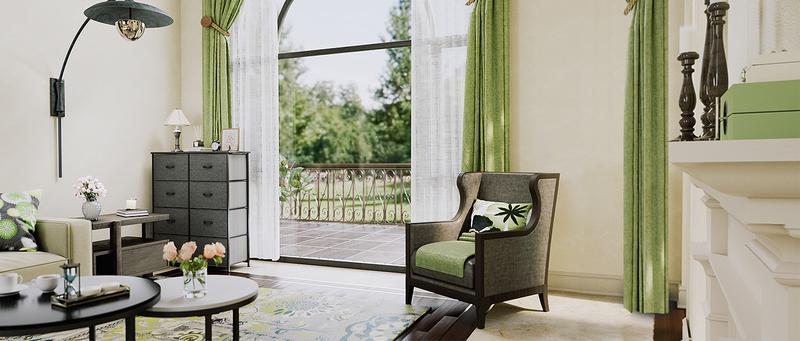 DWVO Chest of Drawers with 8 Drawers,Bedroom Drawers, Fabric Dresser with Wood Top,Drawer storage unit for for Bedroom, Living room, Kids room,Dark Grey