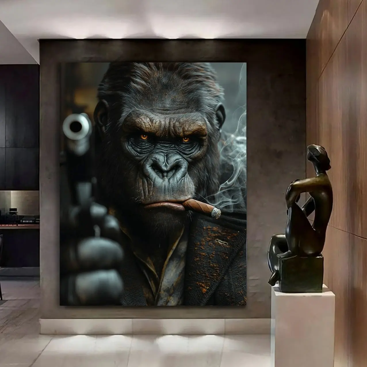 Gorilla Gangster Poster - Gifr For Friends Gorilla Gangster Poster - Gifr For Friends