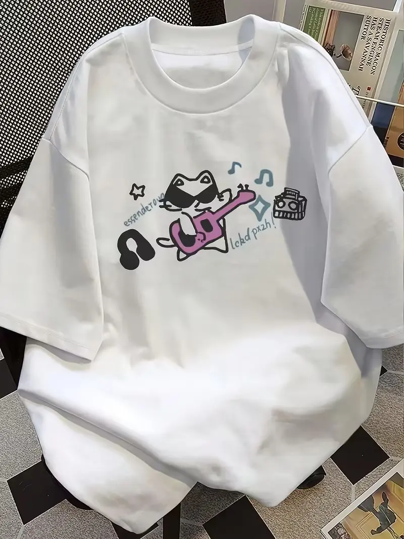 European and American Trendy Design Fashionable Printed Sports T-shirt