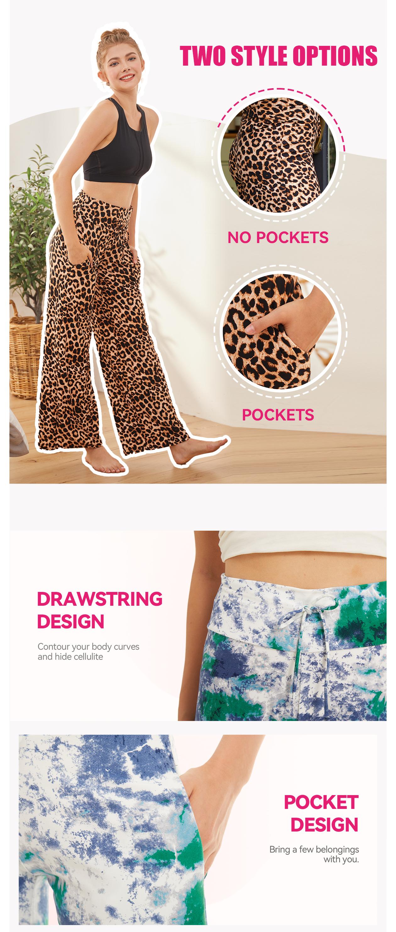 SHOWITTY 3 Pack Women's Wide Leg Pants with Pockets – High Waisted Loose Fit Sweatpants for Yoga, Workout & Lounge