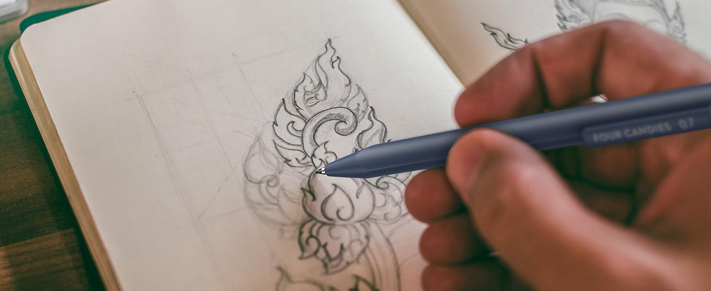 Four Candies 39 PCS Aesthetic School Supplies Set with 12 Pastel Highlighters 5 Black Ink Gel Pens 6 Mechanical Pencils 0.5 & 0.7 mm for Students Stationery College Essentials Green Pink, Perfect for Christmas Gift Learning Materials Visual Learning Tools