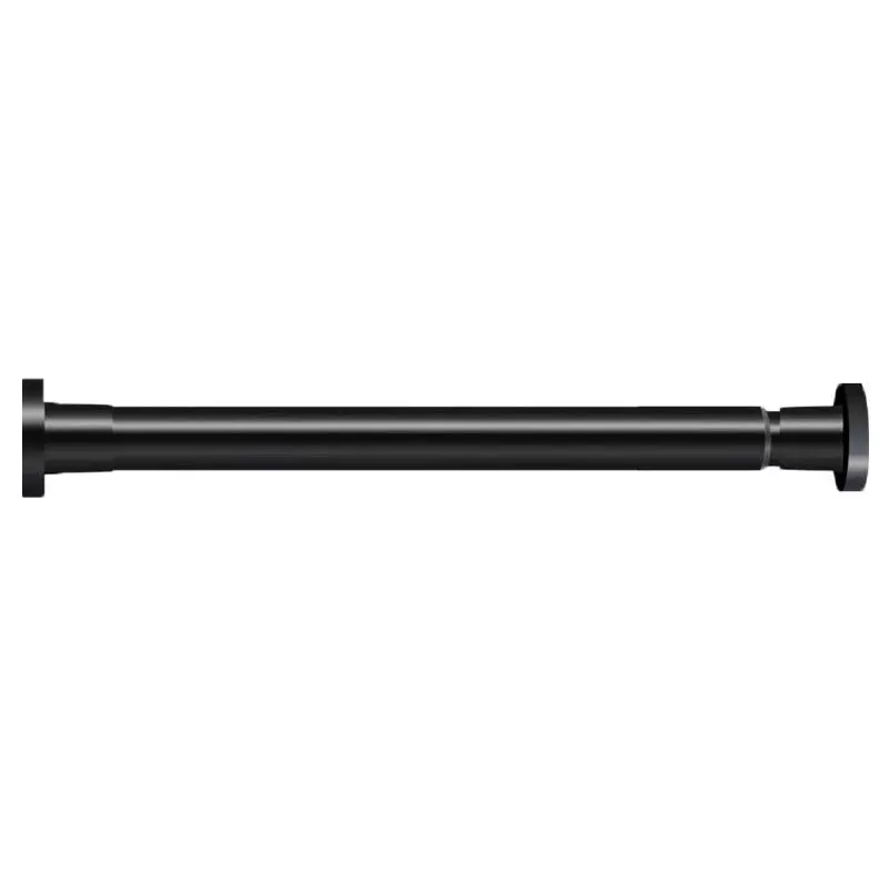 Wall-Mounted Extendable Rod, No-Drill Clothes Rack, Curtain Holder, Stainless Steel Bath Curtain Rod, Closet Support Pole, Adjustable Pole
