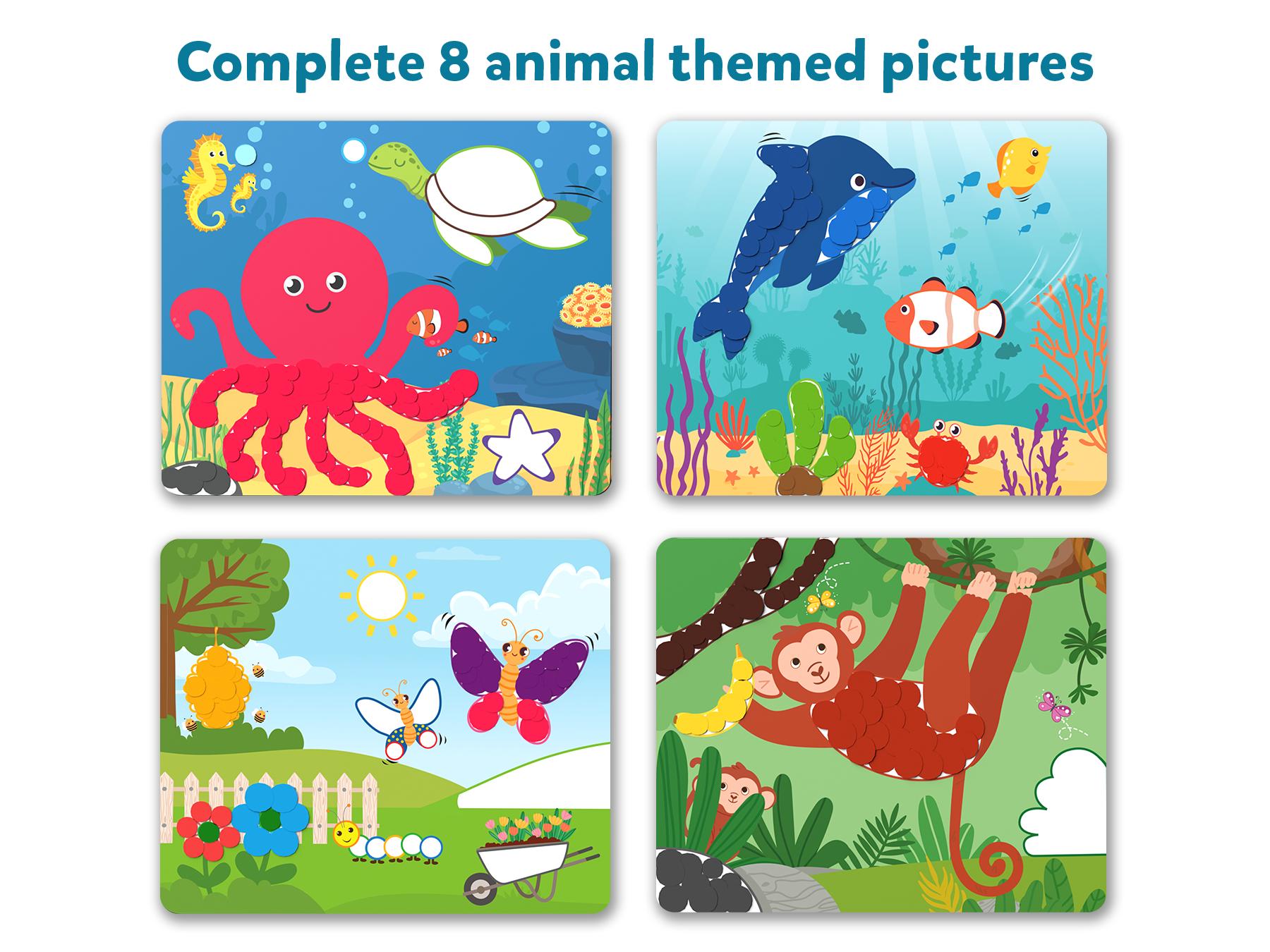 Skillmatics Dot it - Art & Craft Activity, Mess Free Art, DIY Creative Kit for Kids Ages 3 to 7