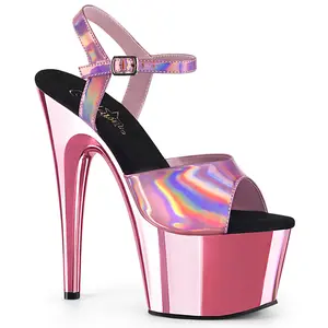 Pleaser Adore-709HGCH Women's High Heel Shoes, Platform Heels Sandals, Sparkly Party Sandals