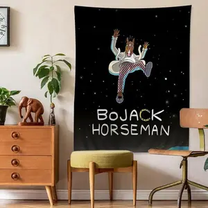 Tapestry Decor Tapestry B-BoJack Funny H-Horsemans DIY Wall Tapestry Hanging Tarot Hippie Wall Rugs Dorm INS Home Decor 60X40 Colorful Decoration