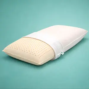 100% Natural Talalay Latex Pillow for Neck Pain & Relieve Pressure [GOTS CERTIFIED]