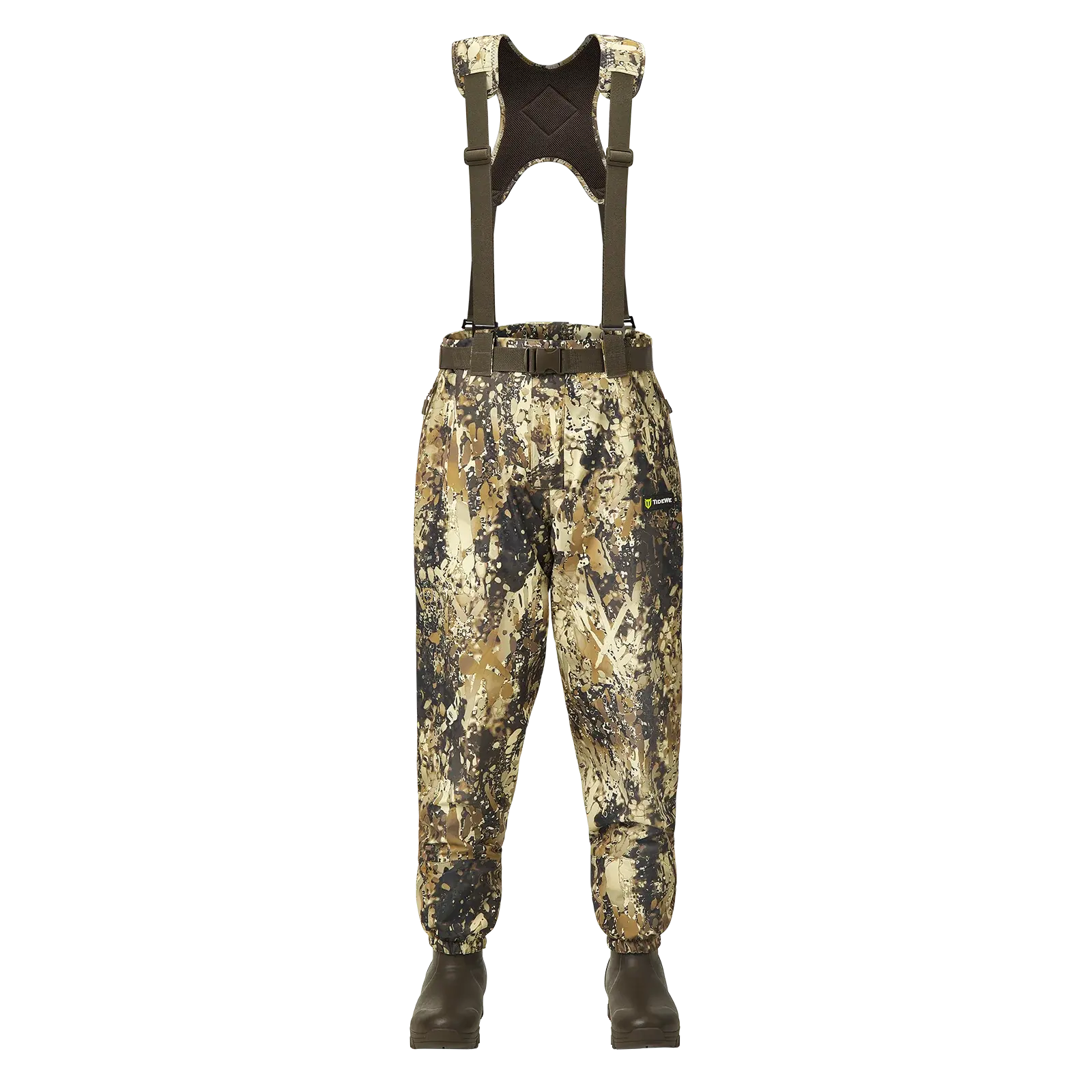 Tidewe LightWade Men’s Camouflage Waterproof Insulated Waist Waders | Breathable Bootfoot Waterfowl Hunting Waders