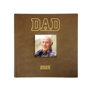 Dad EST. 2025 Personalized Photo Album â€“ 200-Photo Keepsake for New Fathers